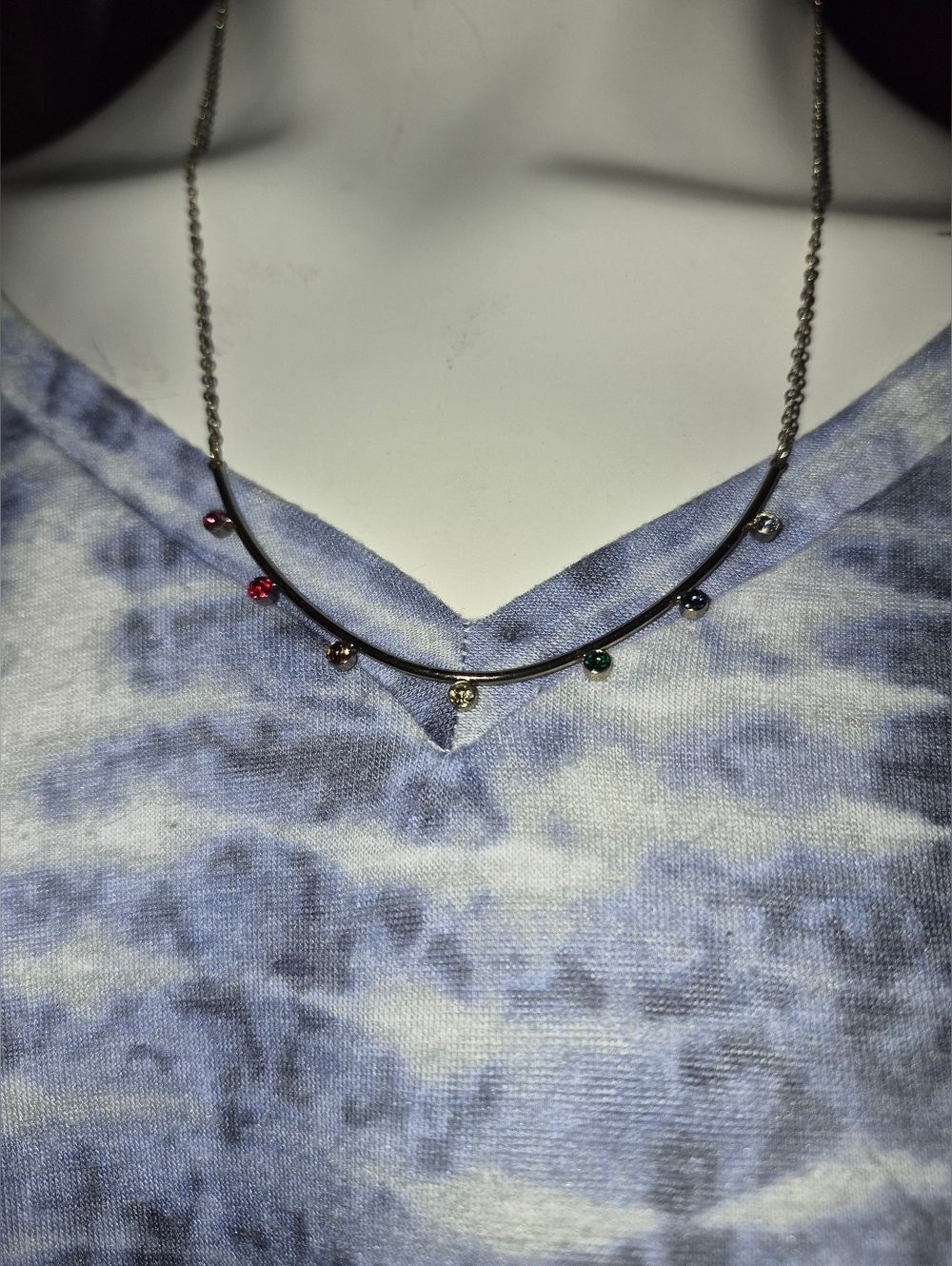 Loft Outlet Multicolor Rhinestone Necklace